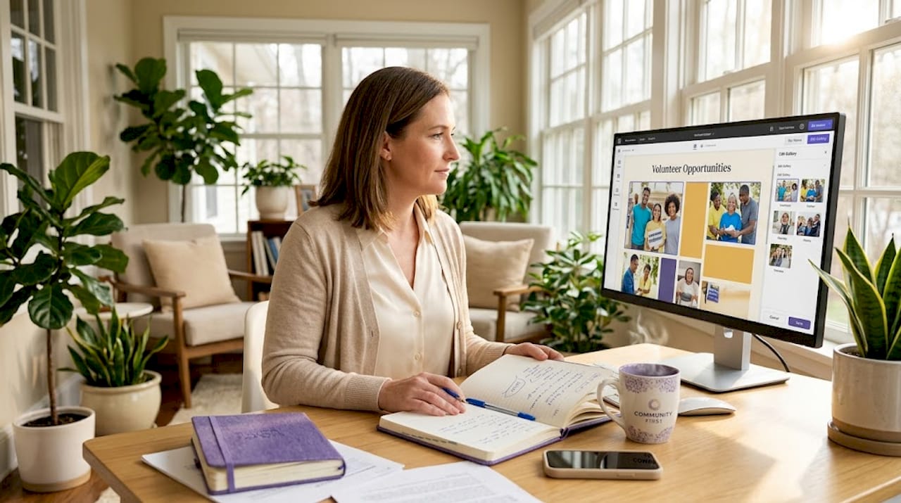 Professional editing nonprofit website images